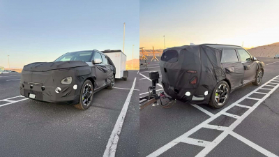 В Сети появились шпионские снимки нового кроссовера Kia