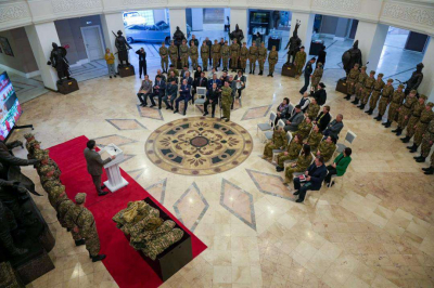 В Астане проводили в 47 экспедицию поисковиков отряда «Мемориальная зона»