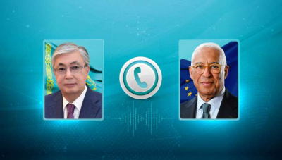 Токаев поговорил по телефону с президентом Европейского Совета