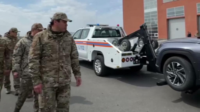 Министр Чингис Аринов лично протестировал новую технику для спасателей